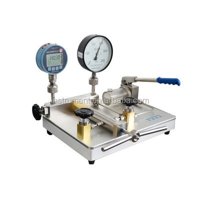 Pompes d'essai de pression hydrostatique manuelle de 1400 bar HS728 pour les industries pétrolières à haute pression