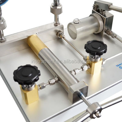 Pompes d'essai de pression hydrostatique manuelle de 1400 bar HS728 pour les industries pétrolières à haute pression