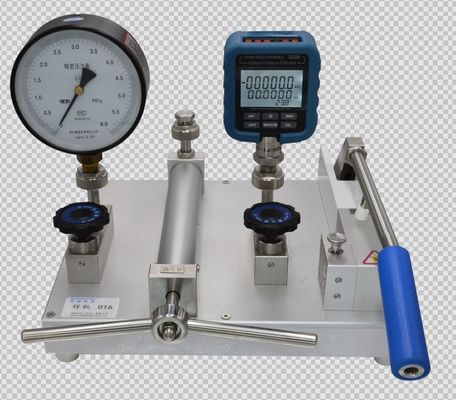 Étalonnage de jauge de précision avec comparateur pneumatique HS721 portable et puissance d'air