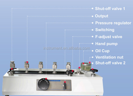 Banque d'essai de pression hydraulique électrique HS318L polyvalente avec options de personnalisation