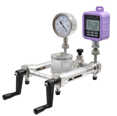 Régler la résolution 0,1 kPa pompe de test hydraulique portable HS711A avec 2,6 kg de poids