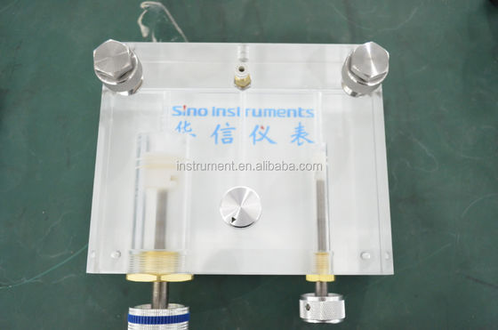 Pompes de pression pour pièces de sortie en acier inoxydable pour un étalonnage précis du manomètre de pression de l'air
