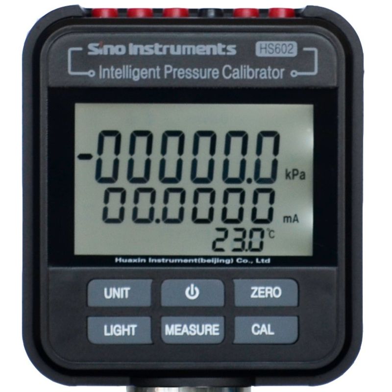 HS602 Calibrateur de pression intelligent 24V Voltage et courant 4-20mA pour professionnel