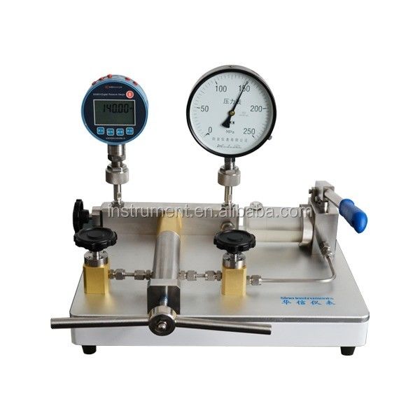 HS728 Pompes de comparaison haute pression 0-1200/1400bar Plage de réglage Résolution 0,1 kPa